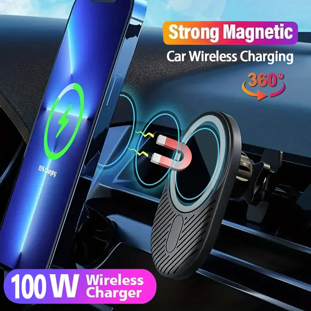 100W Fast Car Wireless Chargers Magnetic